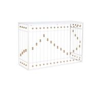 Recibidor home esprit blanco dorado 120 x 40 x 80 cm 40 cm