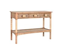 Recibidor home esprit marrón claro 110 x 40 x 79,5 cm