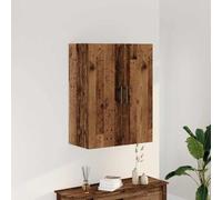 recibidores Mueble Plancha homcom Mueble de Cocina almacenajeArmario de Pared Madera de ingeniería Envejecida 69,5x34x90 cm