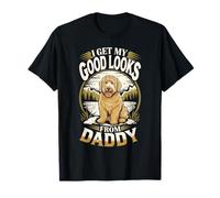 Recibo mi Buena Apariencia de Daddy Golden Doodle Puppy Dog Lover Camiseta