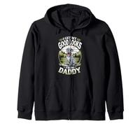 Recibo mi Buena Apariencia de Daddy Great Dane Puppy Dog Lover Sudadera con Capucha
