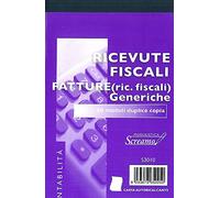 Recibos fiscales genéricos 10 x 15 cm. 10 BLOQUETAS