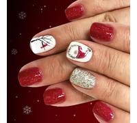 Reciclable Vacaciones Persist Hoofs Santa Scintillate Snowflake Plan Poliestireno Fraudulento para fiestas navideñas Eventos solemnes Poliestireno permanente Engañoso
