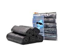 Reciclaje de bolsas de basura de plástico Bolsas de basura Bolsas de basura Bolsas de basura para baño Cocina Sala de estar 10L Cubo de basura Negro 100pcs / paquete