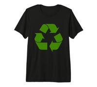 Reciclaje de Logo Verde Día de la Tierra Reciclaje Ecología Am Camiseta Premium