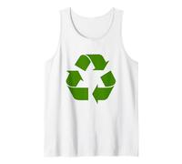 Reciclaje de Logo Verde Día de la Tierra Reciclaje Ecología Am Camiseta sin Mangas