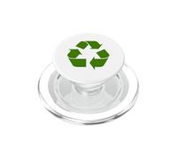 Reciclaje de Logo Verde Día de la Tierra Reciclaje Ecología Am PopSockets PopGrip para MagSafe
