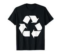 Reciclaje Logo Día de la Tierra Reciclaje Ecología Am Camiseta