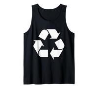 Reciclaje Logo Día de la Tierra Reciclaje Ecología Am Camiseta sin Mangas