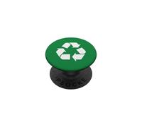 Reciclaje Logo Día de la Tierra Reciclaje Ecología Am PopSockets PopGrip Adhesivo