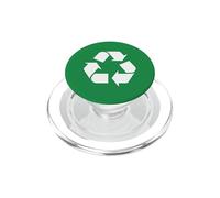 Reciclaje Logo Día de la Tierra Reciclaje Ecología Am PopSockets PopGrip para MagSafe