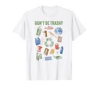 Reciclar No Seas Basura Divertido Día de la Tierra Ambiental Camiseta