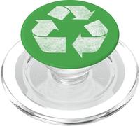Reciclar SÍMBOLO Logo Tierra Green Deal Cambio CLIMÁTICO PopSockets PopGrip para MagSafe