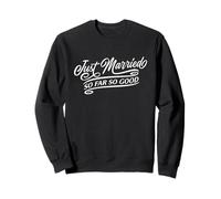 Recién Casado hasta Ahora Tan Bueno Divertido recién Casado Vacaciones de Luna de Miel Sudadera