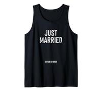 Recién casados hasta ahora tan buena pareja Celebración Luna de miel Camiseta sin Mangas