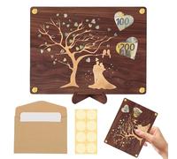 Recién Casados Tarjeta Felicitacion Boda Amor Eterno Regalar Dinero Boda con Soporte Regalo para Novios 20 * 15 cm Regalo de Alta Calidad para Aniversario de bodas o San Valentín