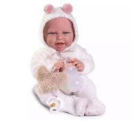 Muñecas Antonio Juan Recién Nacida con Peso Carla Peluche | Sensación Real con Peso Añadido | Colección 2024 | 42cm - Ref. 33369