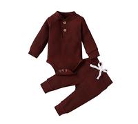 recién nacido bebé niña niño ropa 3 6 12 18 24 meses trajes manga larga de punto de algodón pelele pantalones infantil invierno conjuntos chándal niña 128, D, 3-6 meses