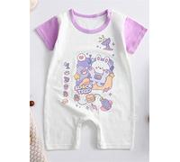 Recién Nacido Bebé Niños Niñas Mameluco Ropa de Abrigo Gatear Infantil Bebe Algodón con Cuello Redondo Suave Pijama Regalo para 0-24 Meses