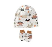 Recién Nacidos Baby Hat And Mittens Set De Tela Suave Opción Color Múltiple Protecciones Piel Suave 0-1 Mes Accesorios Infantiles Guantes Capó Infantiles Unisex