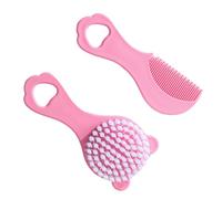 Recién Nacidos Peine Y Cepillo Set ComfortAbel PuRD MANEJO LARGO Herramientas De Preparación Con Apariencia Oso Encantador Para La Familia Uso Cuidado Cabello Para Niños Pequeños