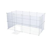 Recinto da interno, in metallo/plastica 140x35x70cm, bianco Trixie