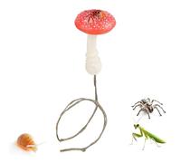 Recinto de araña saltando - magnético de resina de 6,5 x 5 x 5 cm, accesorio de jaula de , decoración de hábitat de animales pequeños | Interior reptil escorpión Mantis pequeño