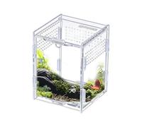 Recinto para Anfibios | Hábitat de Animales de Acrílico Transparente,Terrario para,para Reptiles Pequeños, Arácnidos, Lagartos, Serpientes, Ranas, Cría