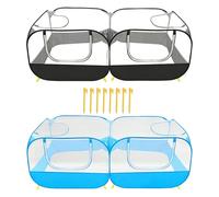 Recinto Para Animales Pequeños: Protección Multifunción Reversible, Marco Seguro, Configuración Portátil | Recinto Para Conejillos De Indias Para Viajes, Espacio Seguro Para Actividades Al Aire Libre,