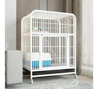 Recinto para gatos al aire libre con plataforma de salto, jaula de actividad duradera multifunción para gatos de interior