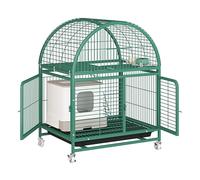 Recinto para gatos Cat Cage Indoor Cat Enclosures, Cat Playpen Kennel with Wheels Outdoor Cat Enclosures for 1-2 Cats, Ferret, Chinchilla, Rabbit, Small Animals