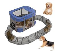 Recinto para Gatos con, Tienda de campaña portátil para Animales pequeños, fácil de Instalar, Espacioso Parque Infantil para jardín, césped, Patio, balcón