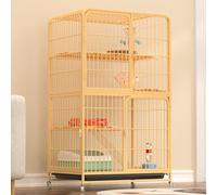 Recinto para gatos, jaula grande para mascotas para exteriores e interiores con ruedas y puerta de entrada súper grande, condominio cerrado multifunción con bandeja extraíble para gatos