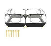 Recinto para gatos - Multifuncional & Protección utilizable por ambos lados, caño para cobayas - para viajes, hogar y cría al aire libre de roedores y gatos