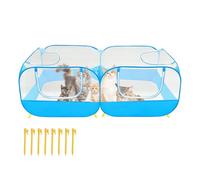 Recinto para gatos - Multifuncional y utilizable en ambos lados, recinto para animales pequeños | Para viajes, hogar y cría al aire libre de roedores y gatos