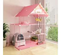 Recinto rosa for mascotas: plegable, for 1 a 3 personas(111X75X146CM-B)