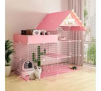 Recinto rosa for mascotas: plegable, for 1 a 3 personas(147X75X146CM)