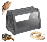 Recintos de reptiles - Terrario de reptiles | Tanque de terrario multifuncional para gecko de leopardo: expande el campo de visualización, diseño trapezoidal, hábitat de reptiles para cangrejos ermita
