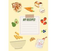 Recipe Book to Write in Your Own Recipes - Pearl Softcover Blank Cookbook, Personal Recipe Journal to Organize 100 Recipes, DIY Family Cookbook, Elegant Kitchen Gift
