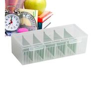 Recipe Card Box - de almacenamiento de escritorio | Greeting Card Organizer Box | Multi-Purpose Wooden Holder For Kitchen, Home Office, School, Classroom, Bedroom, Living Room And Apartment
