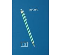 Recipe: Classic recipe notebook with a clean and functional design - Navy Blue Edition