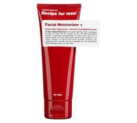 Recipe for men, facial moisturizer +, hydrating, cream, for face, 75 m