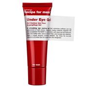 Recipe for men, under eye gel, 100% vegan, minimizes puffiness, mornin