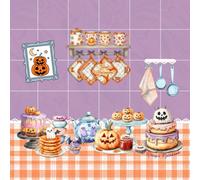 Recipe Notebook - Sweet Halloween: Blank Recipe Book to Write in Your Own Recipes | Cookbook Journal & Recipe Organizer