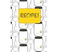 RECIPES: 7X10 | 100 Pages to Write Your Own Recipes Notebook | Hardcover Recipe Journal for Food Lovers | DIY Cookbook to Fill Yourself