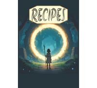 Recipes: 7x10, 110 blank pages to record your favorite recipes. Featuring a girl looking into a tunnel wondering What's for Dinner.