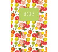 Recipes: Blank Recipe Book | DIY cookbook to fill in your own recipes