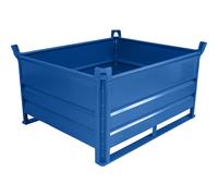 Recipiente apilable con listones de deslizamiento Heson, L x A 1000 x 800 mm, carga máx. 1000 kg