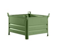 Recipiente apilable con listones de deslizamiento Heson, L x A 1000 x 800 mm, carga máx. 1000 kg