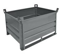 Recipiente apilable con listones de deslizamiento Heson, L x A 1000 x 800 mm, carga máx. 500 kg